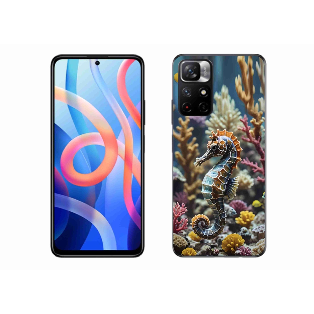 Gél borítás mmCase a Xiaomi Redmi Note 11S 5G/Poco M4 Pro 5G számára - csikóhal 2