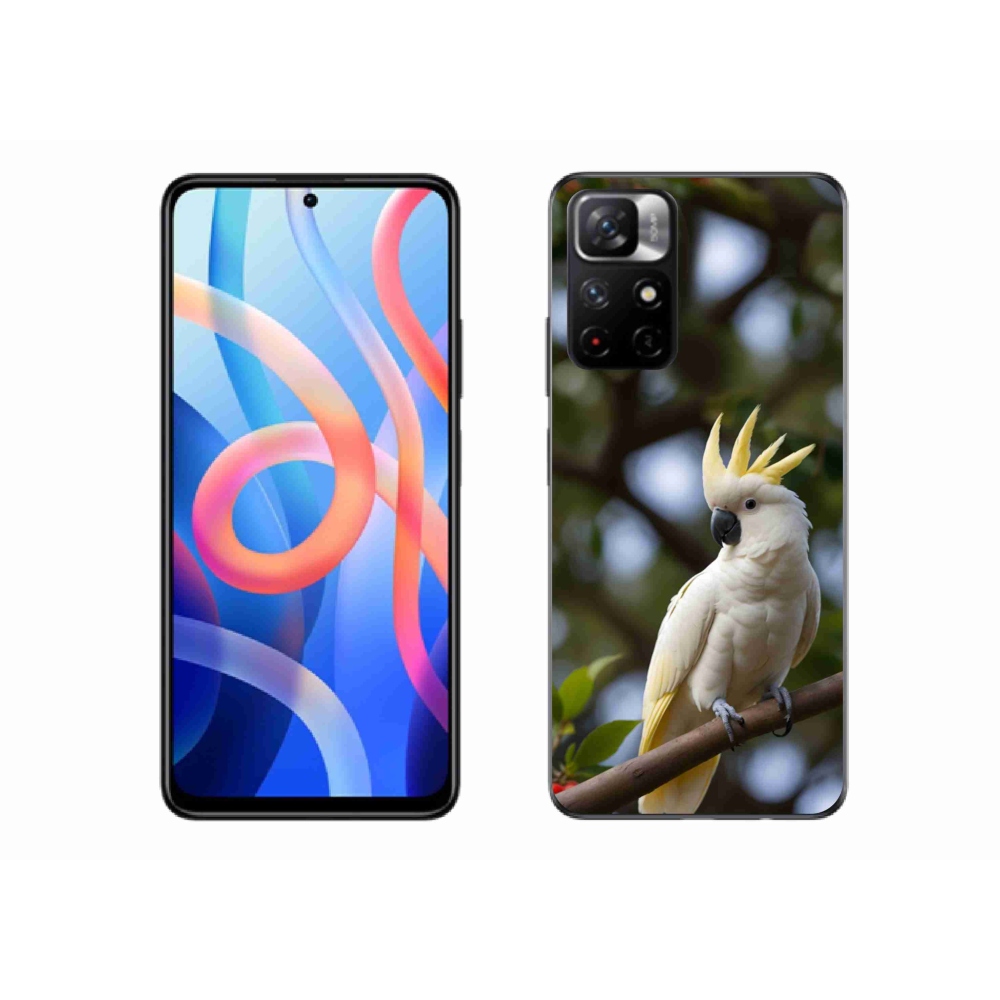 Gél borítás mmCase a Xiaomi Redmi Note 11S 5G/Poco M4 Pro 5G számára - papagáj kakadu 3