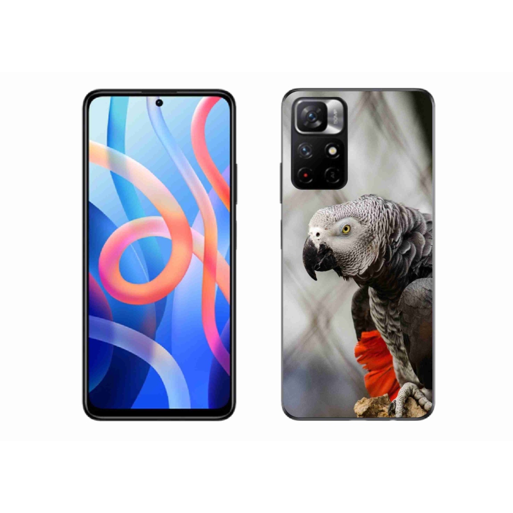 Gél borítás mmCase a Xiaomi Redmi Note 11S 5G/Poco M4 Pro 5G számára - papagáj jacko 3