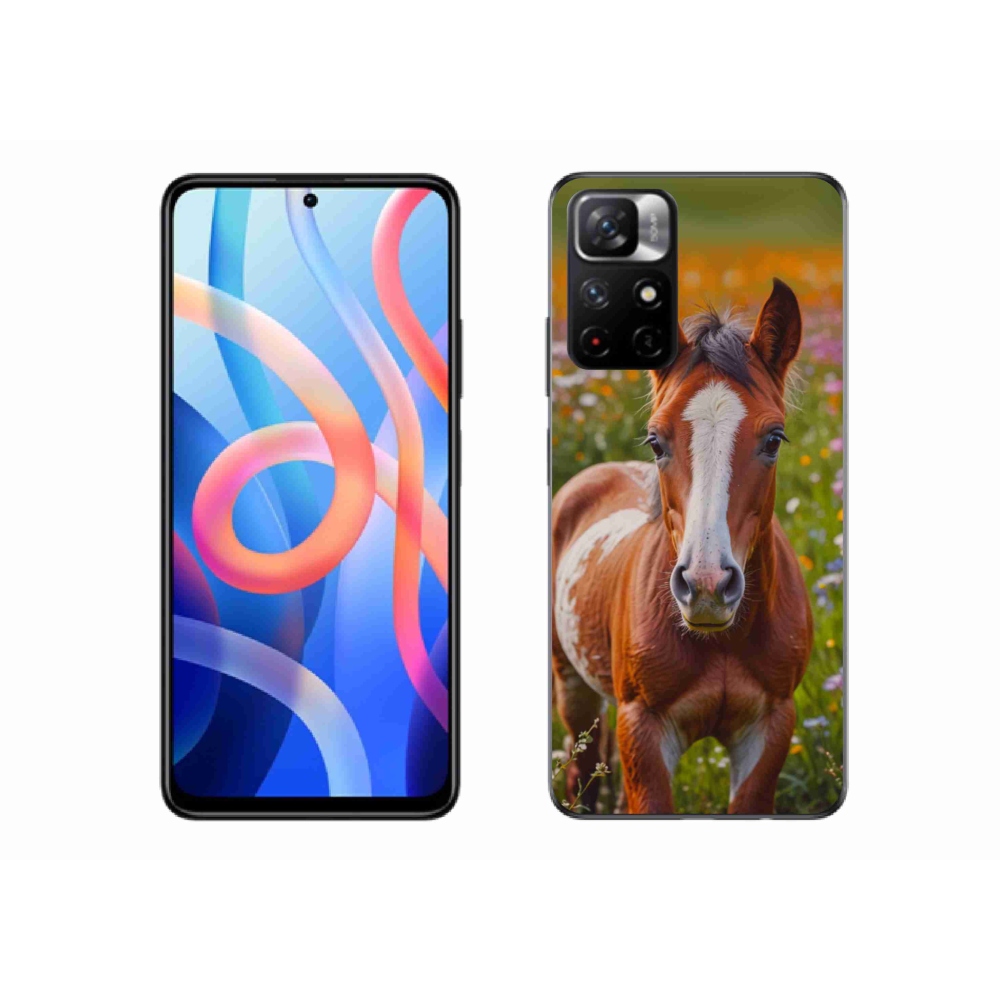 Gél borítás mmCase a Xiaomi Redmi Note 11S 5G/Poco M4 Pro 5G számára - aranyos csikócska