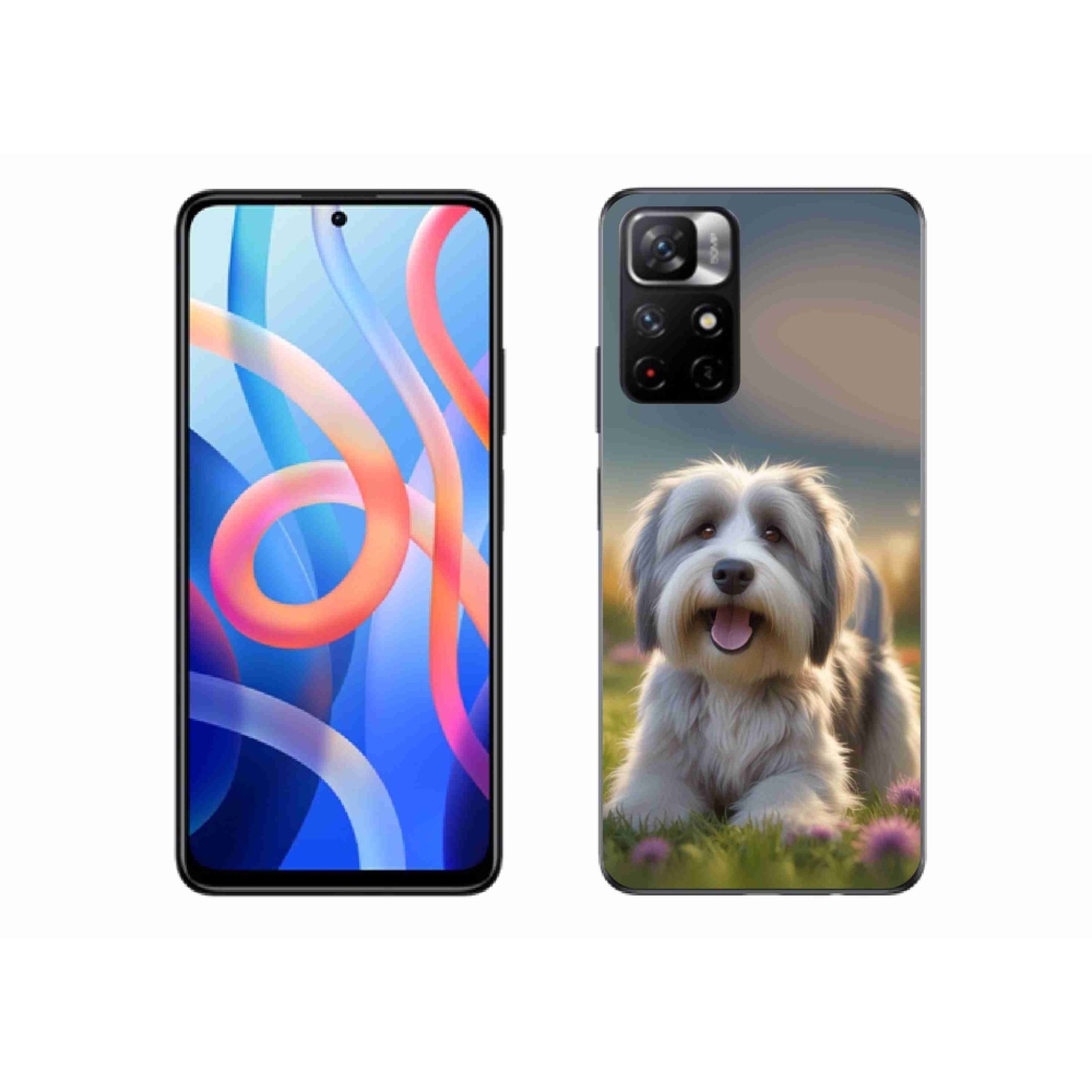 Gél borítás mmCase a Xiaomi Redmi Note 11S 5G/Poco M4 Pro 5G számára - aranyos havannai kutya