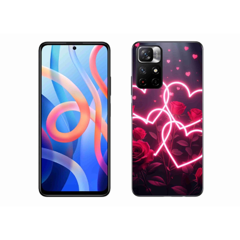Gél borító mmCase a Xiaomi Redmi Note 11S 5G-hez - a szeretet szíve