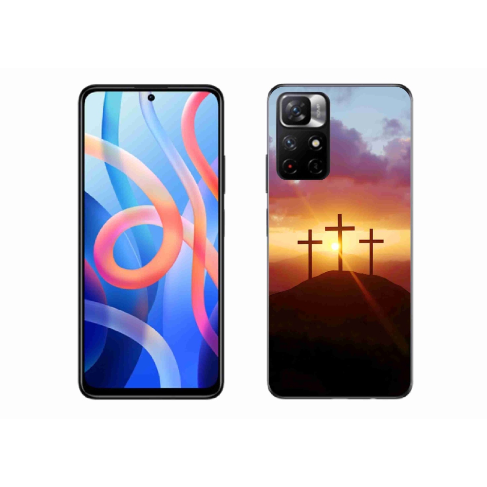 Gél borító mmCase a Xiaomi Redmi Note 11S 5G-hez - három kereszt
