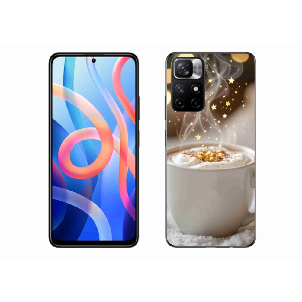 Gél borítás mmCase a Xiaomi Redmi Note 11S 5G-hez - Karácsonyi forró ital