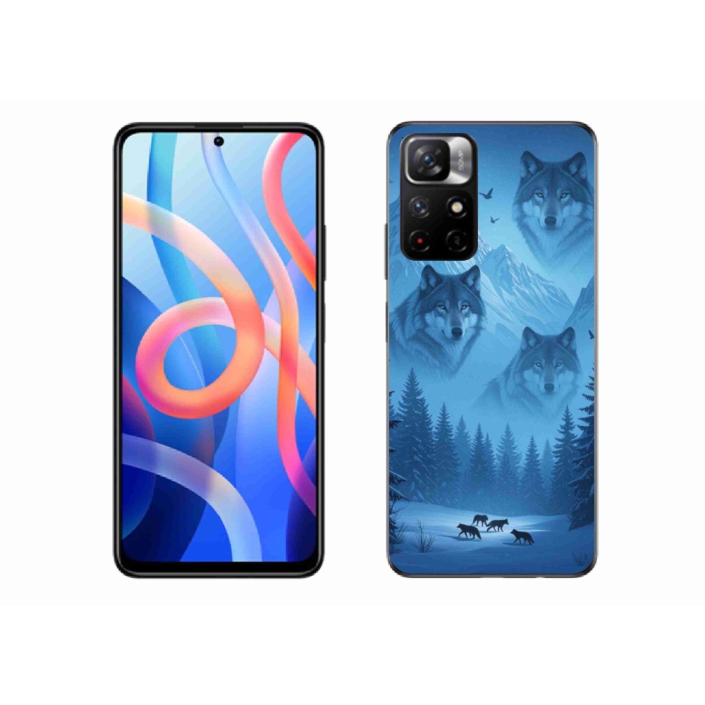 Gél borítás mmCase a Xiaomi Redmi Note 11S 5G-hez - farkas csomag