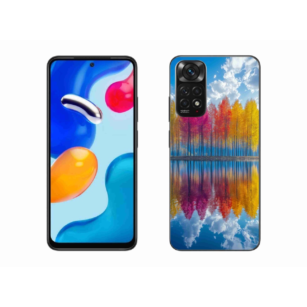 Gél borítás mmCase a Xiaomi Redmi Note 11S-hez - színes fák
