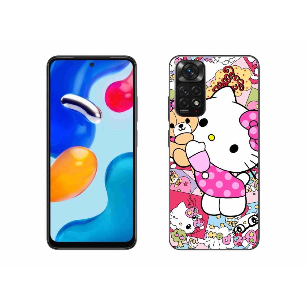 Gél borítás mmCase a Xiaomi Redmi Note 11S-hez - aranyos cica