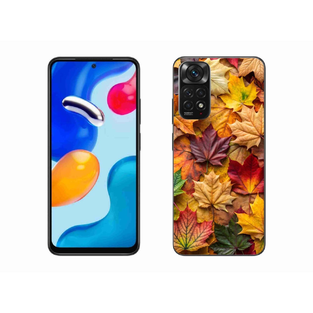 Gél borítás mmCase a Xiaomi Redmi Note 11S-hez - juharlevelek 2