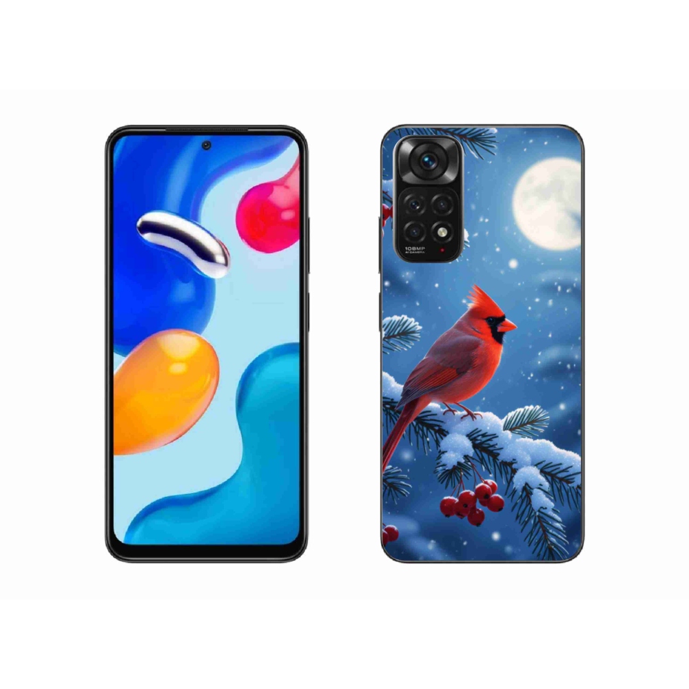 Gél borítás mmCase a Xiaomi Redmi Note 11S-hez - kardinálpiros színű