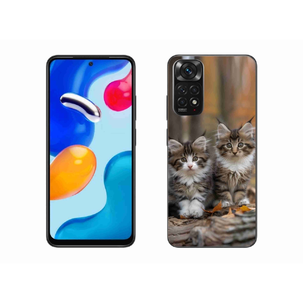Gél borító mmCase a Xiaomi Redmi Note 11S-hez - cat duo 3
