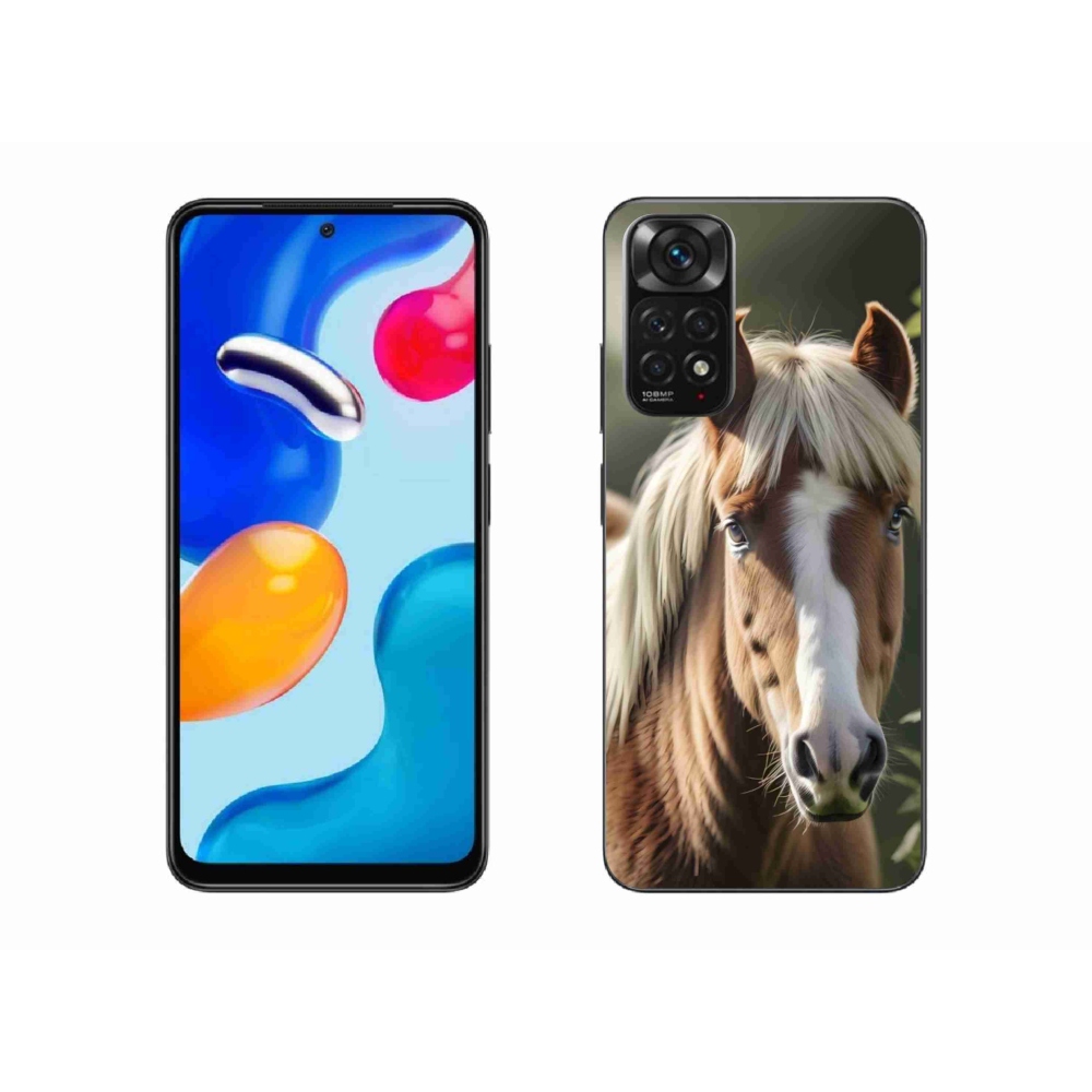 Gél borítás mmCase a Xiaomi Redmi Note 11S-hez - ló könnyű sörénnyel