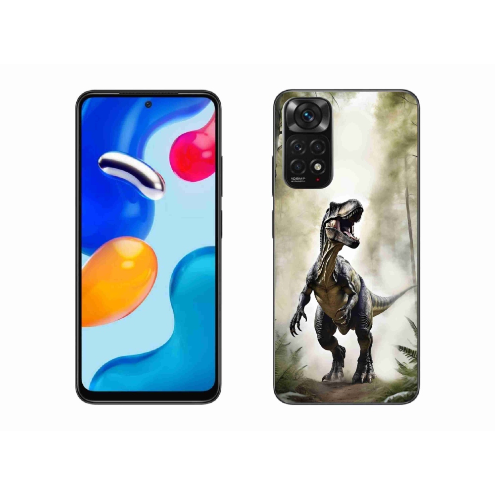 Gél borítás mmCase a Xiaomi Redmi Note 11S-hez - dühös T-Rex