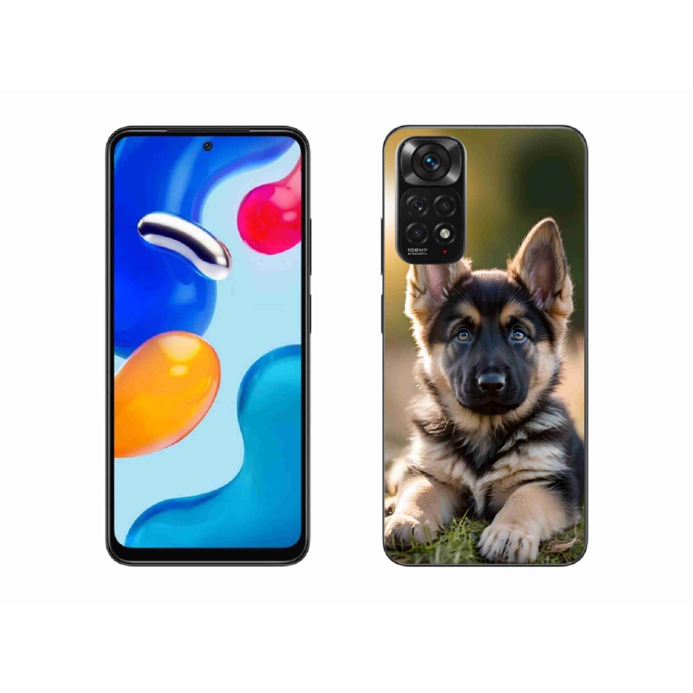 Gél borítás mmCase a Xiaomi Redmi Note 11S számára - Német juhászkutya a természetben