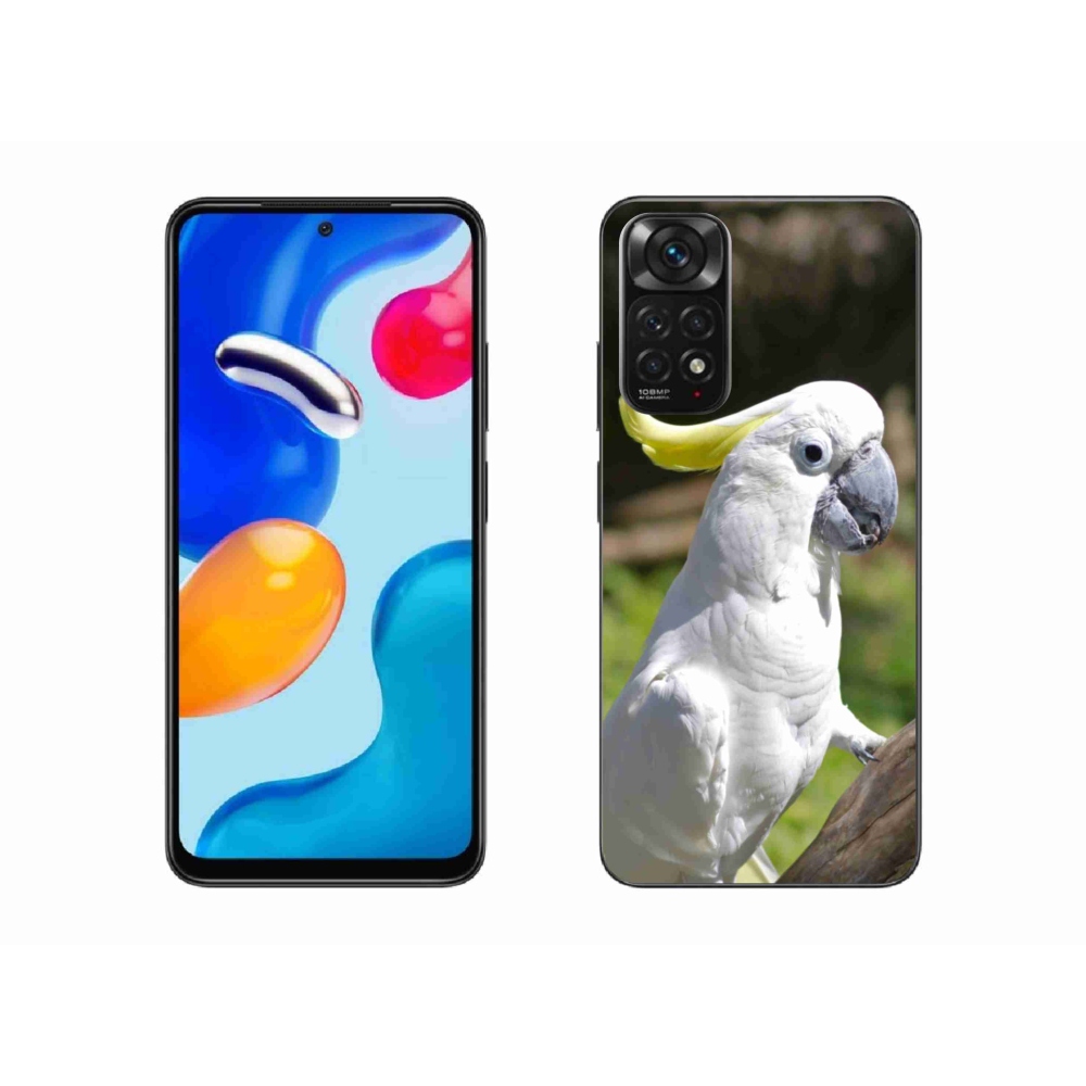 Gél borítás mmCase a Xiaomi Redmi Note 11S-hez - papagáj kakadu 2