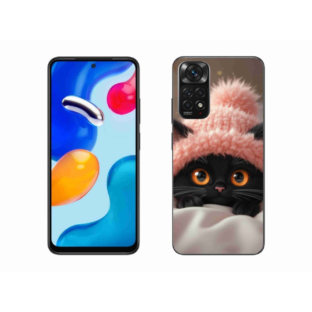 Gél borító mmCase a Xiaomi Redmi Note 11S-hez - aranyos cica 7