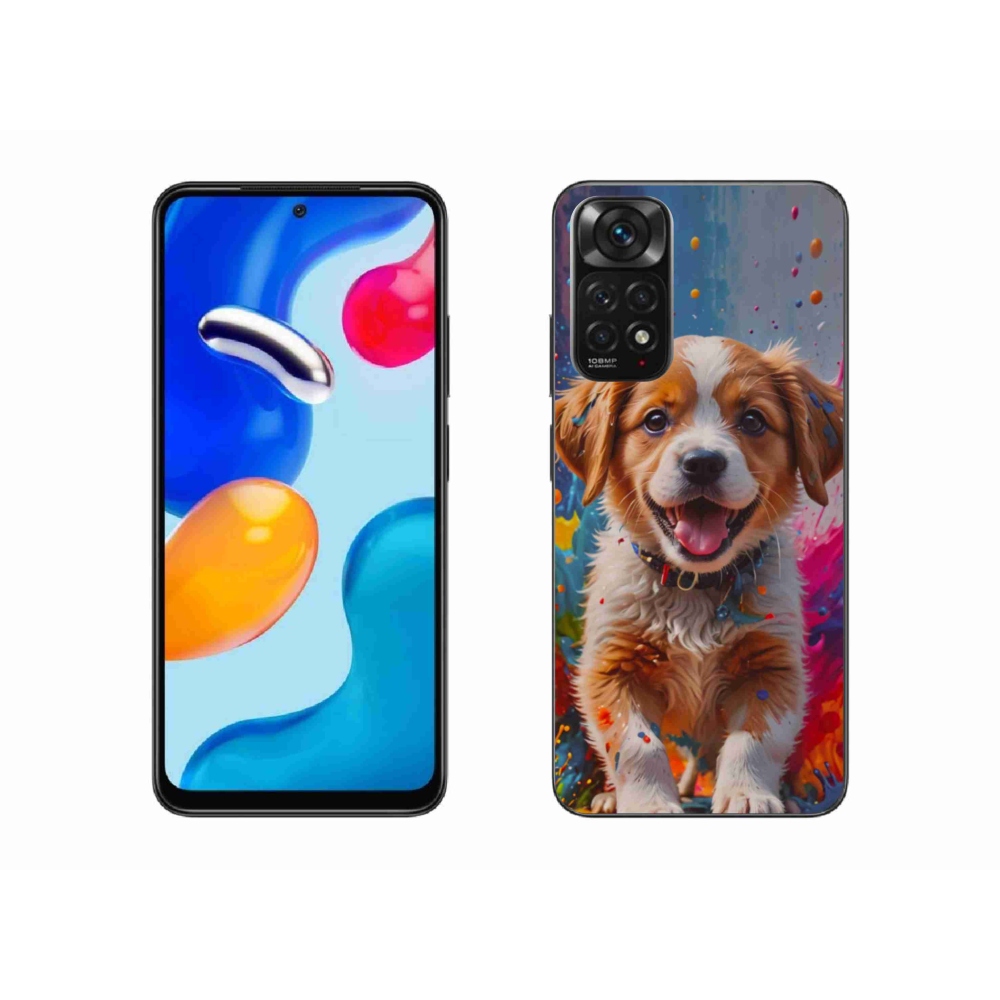 Gél borítás mmCase a Xiaomi Redmi Note 11S-hez - aranyos kiskutya 3