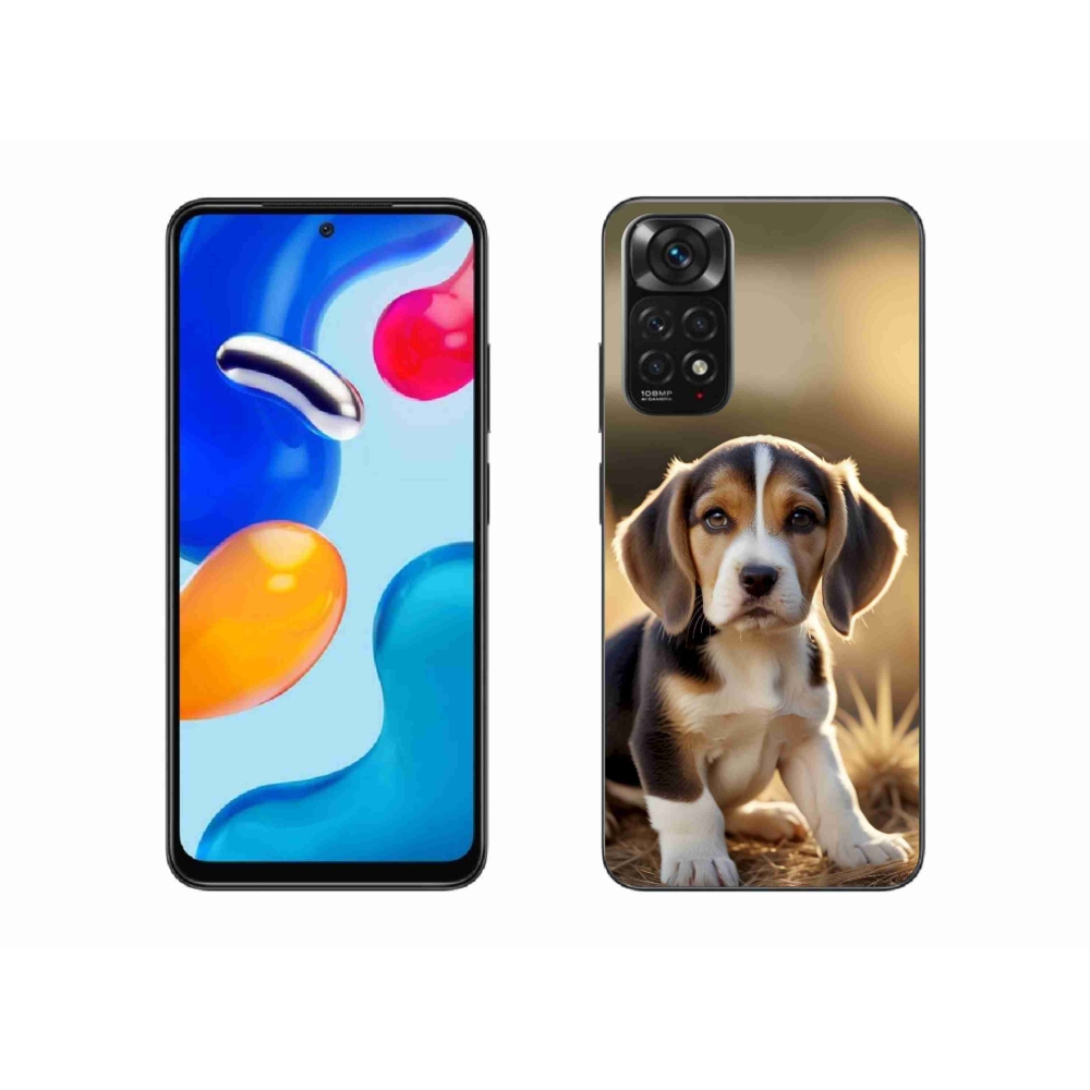 Gél borítás mmCase a Xiaomi Redmi Note 11S-hez - aranyos bézs színű