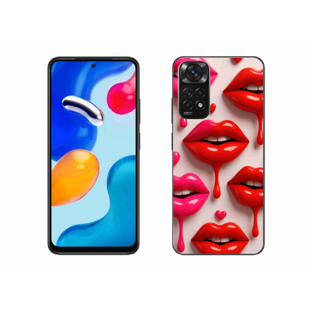 Gél borítás mmCase a Xiaomi Redmi Note 11S-hez - ajkak 2