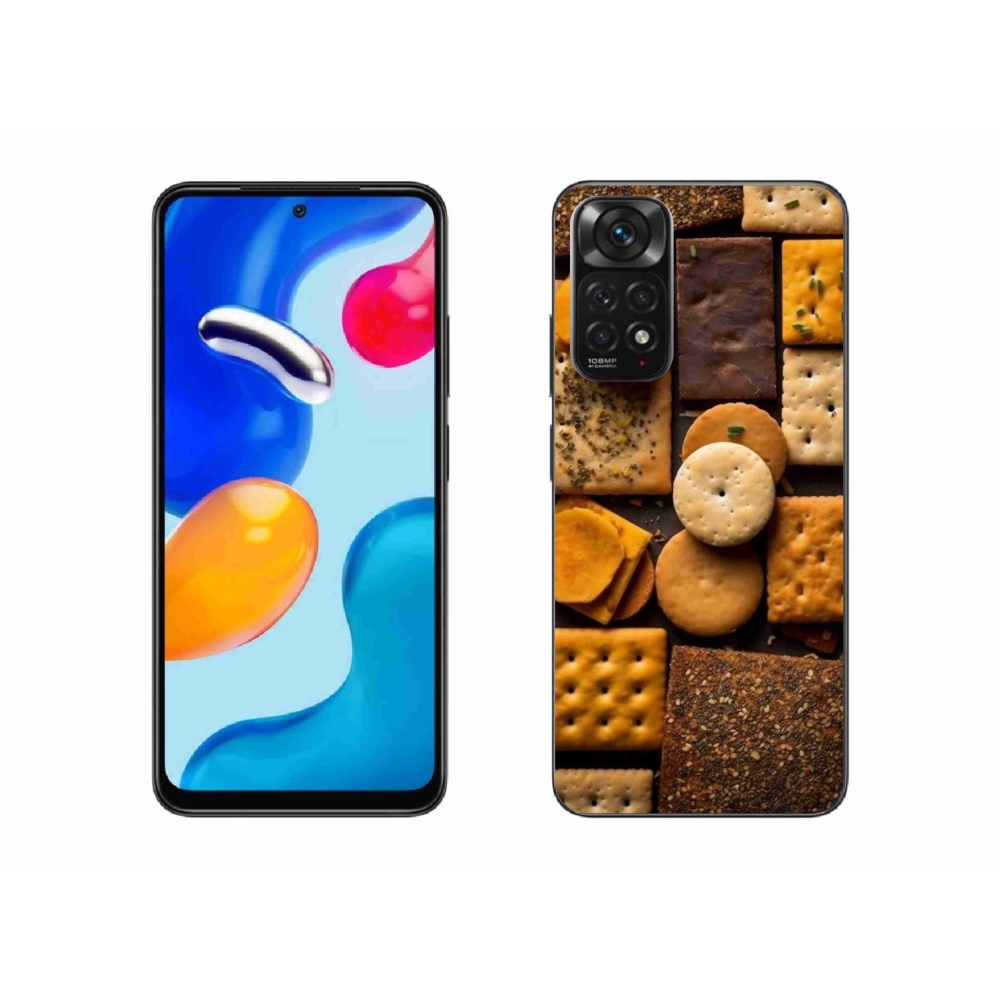 Gél borítás mmCase a Xiaomi Redmi Note 11S-hez - kekszek