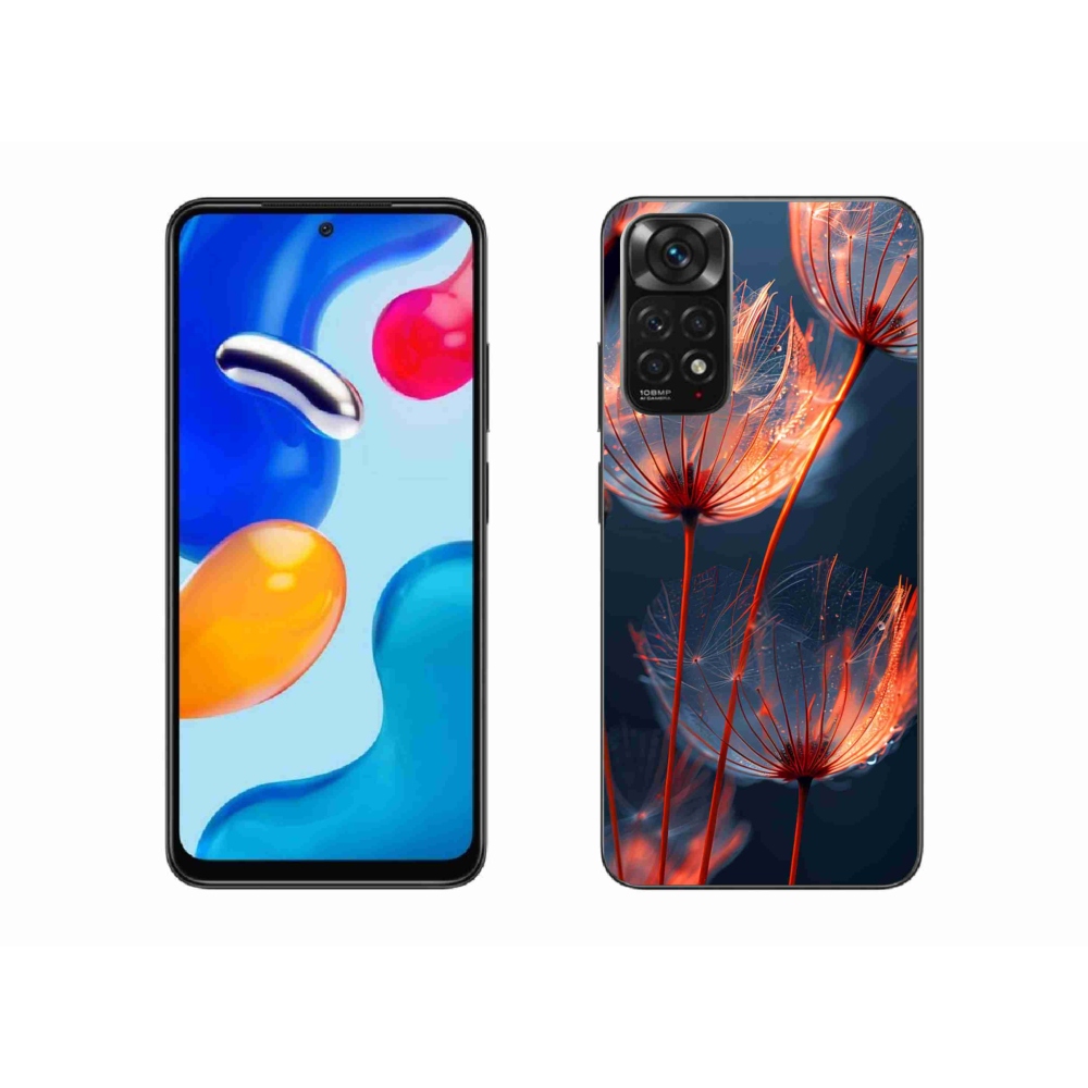 Gél borító mmCase a Xiaomi Redmi Note 11S-hez - világító pehely