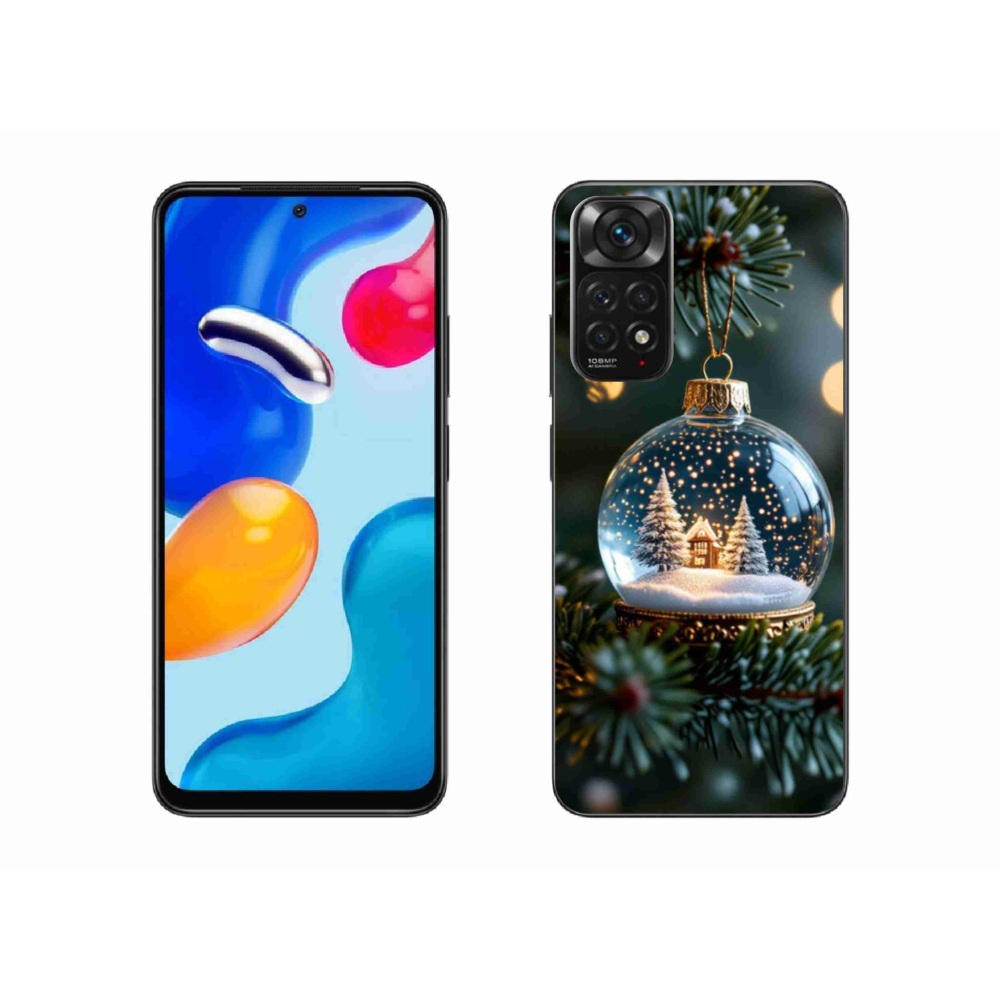 Gél borító mmCase a Xiaomi Redmi Note 11S-hez - karácsonyi gömbök 2