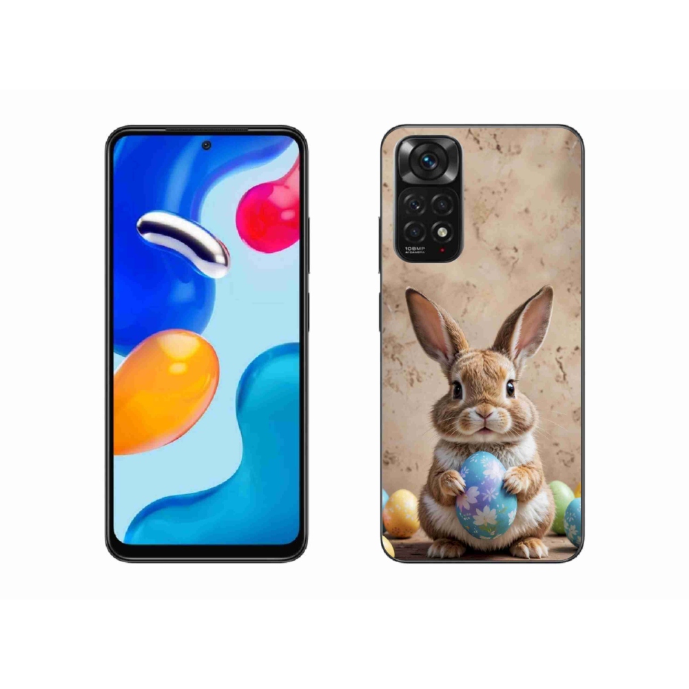 Gél borítás mmCase a Xiaomi Redmi Note 11S-hez - Húsvéti nyuszi