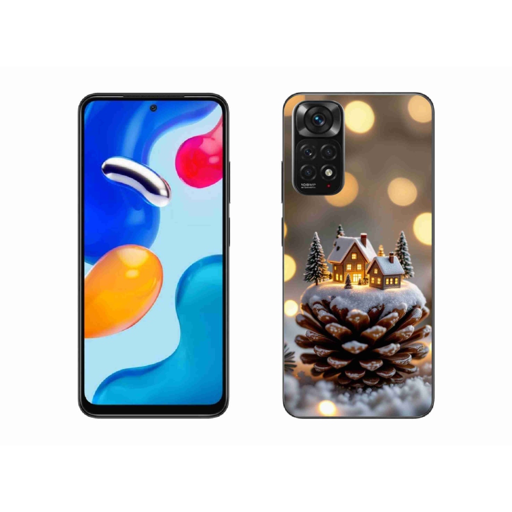 Gél borítás mmCase a Xiaomi Redmi Note 11S-hez - téli falu