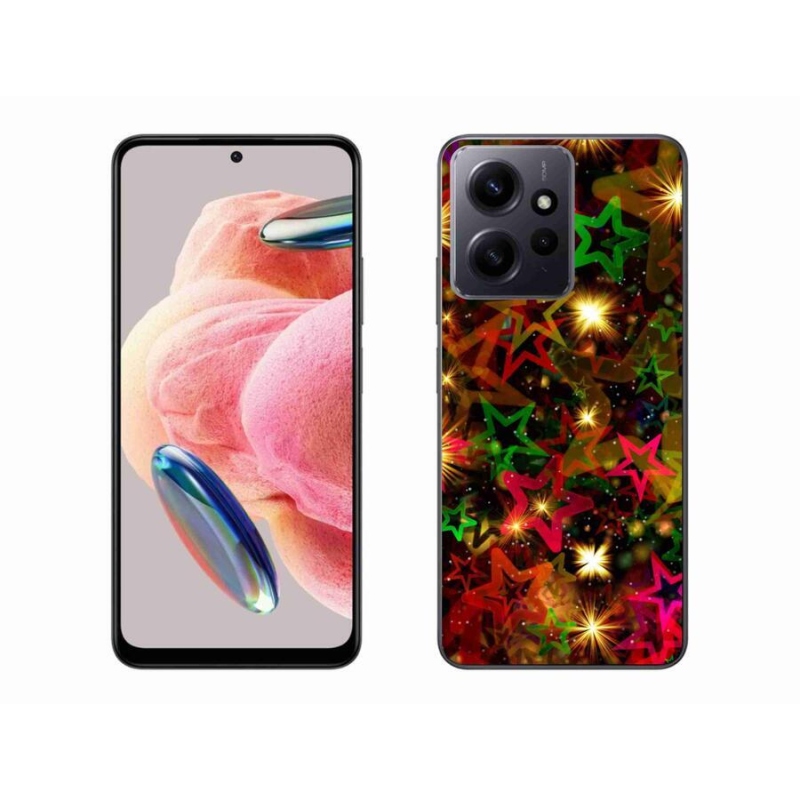 Gél borítás mmCase a Xiaomi Redmi Note 12 4G-hez - színes csillagok