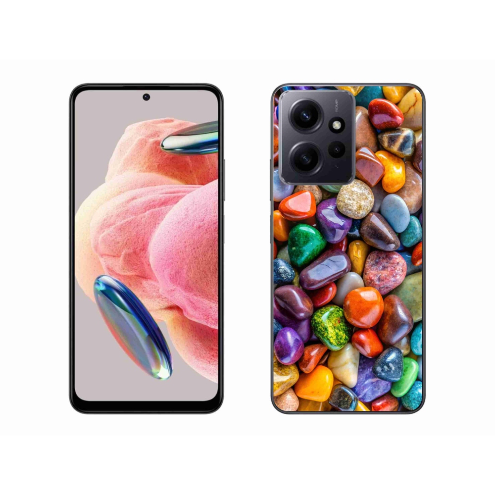 Gél borítás mmCase a Xiaomi Redmi Note 12 4G-hez - színes strasszkövek