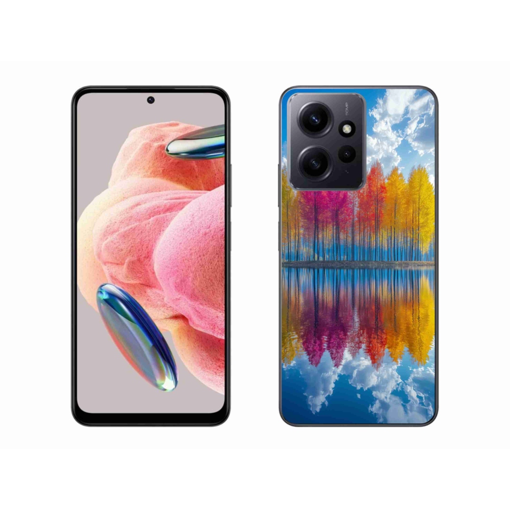 Gél borítás mmCase a Xiaomi Redmi Note 12 4G-hez - színes fák