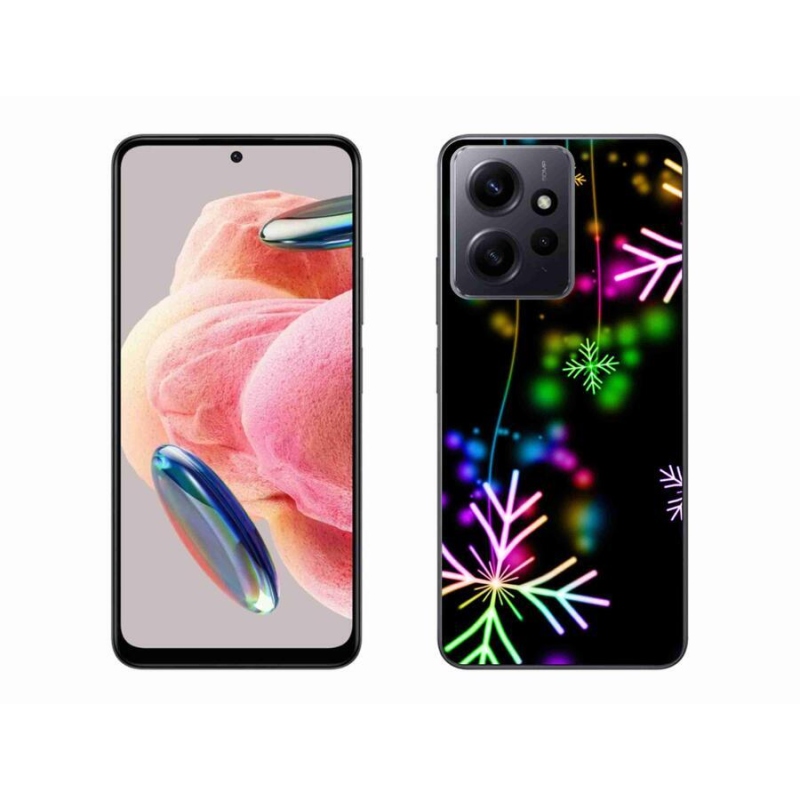 Zselés borítás mmCase a Xiaomi Redmi Note 12 4G-hez - színes pelyhekkel