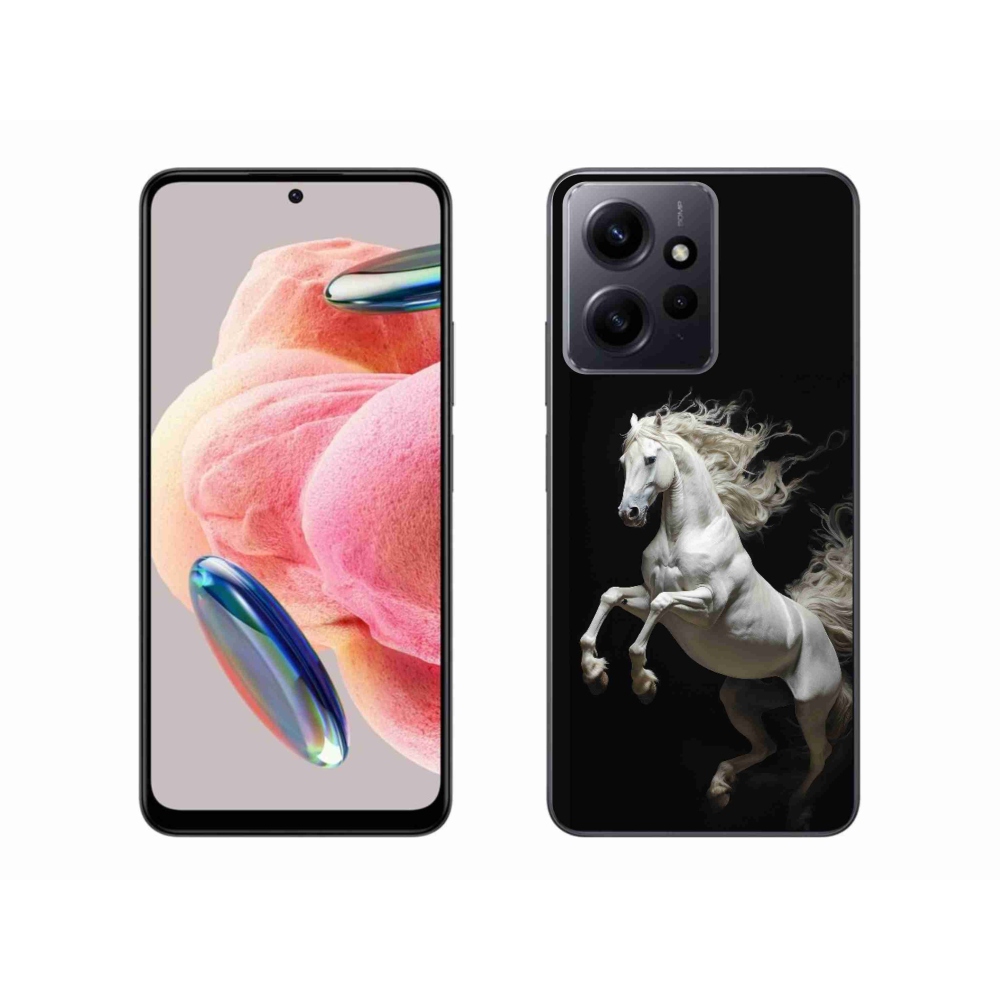 Gél borítás mmCase a Xiaomi Redmi Note 12 4G-hez - fehér ló 4