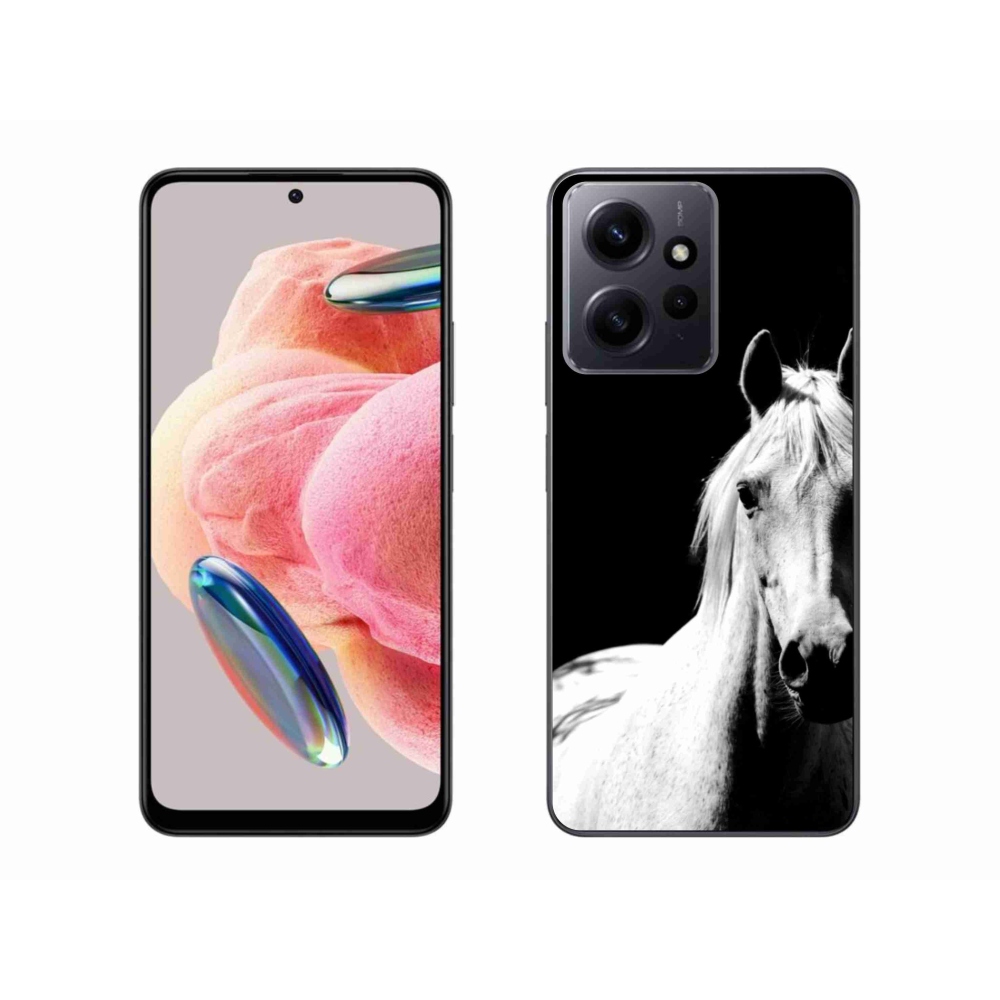 Gél borítás mmCase a Xiaomi Redmi Note 12 4G-hez - fehér ló 5