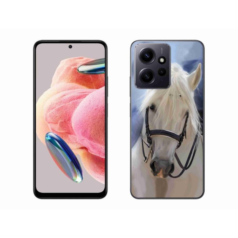 Gél borítás mmCase a Xiaomi Redmi Note 12 4G-hez - fehér ló
