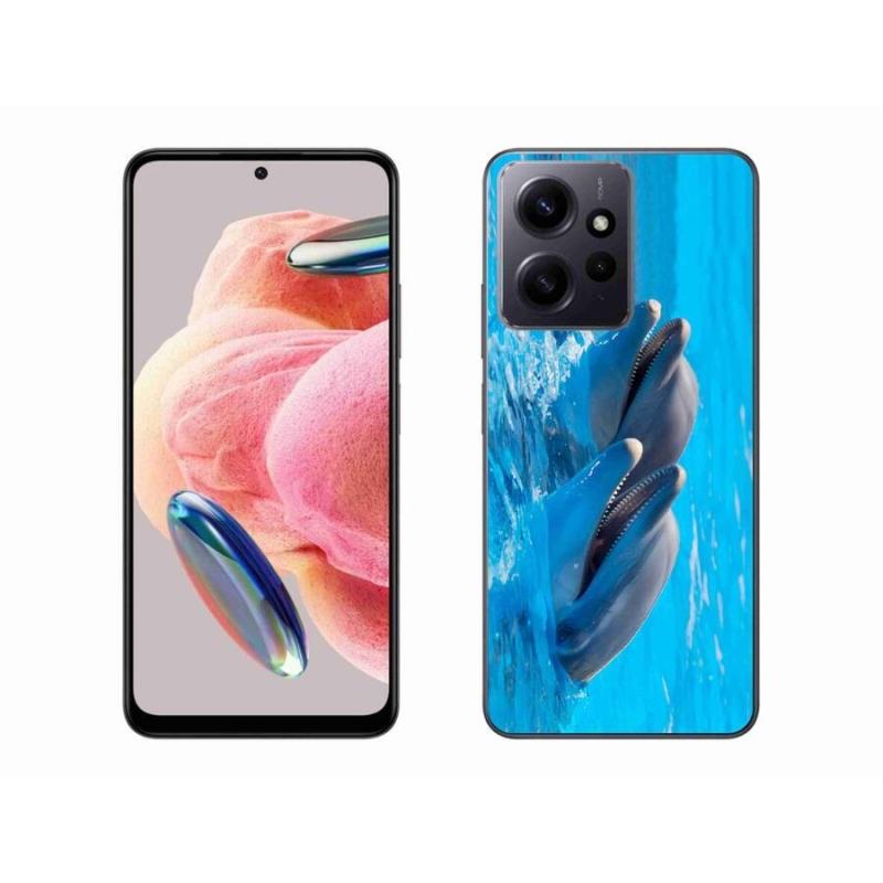 Gél borítás mmCase a Xiaomi Redmi Note 12 4G-hez - delfinek