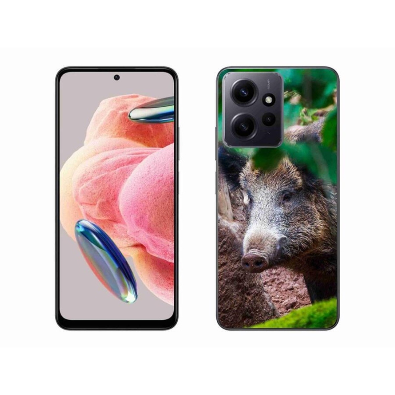 Gél borítás mmCase a Xiaomi Redmi Note 12 4G-hez - vaddisznó