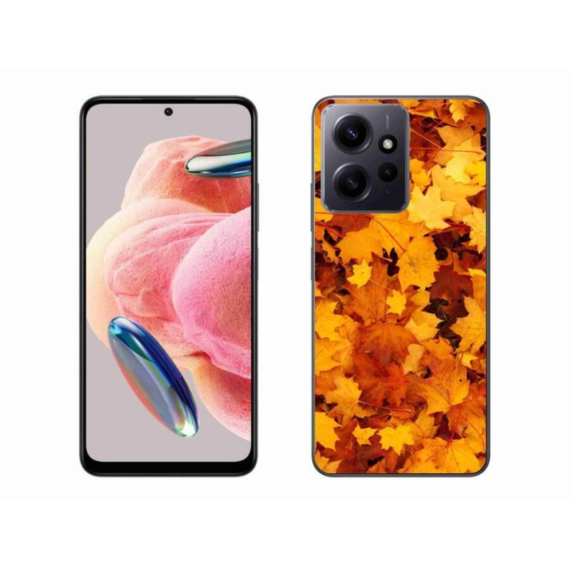 Gél borítás mmCase a Xiaomi Redmi Note 12 4G-hez - juharlevelek