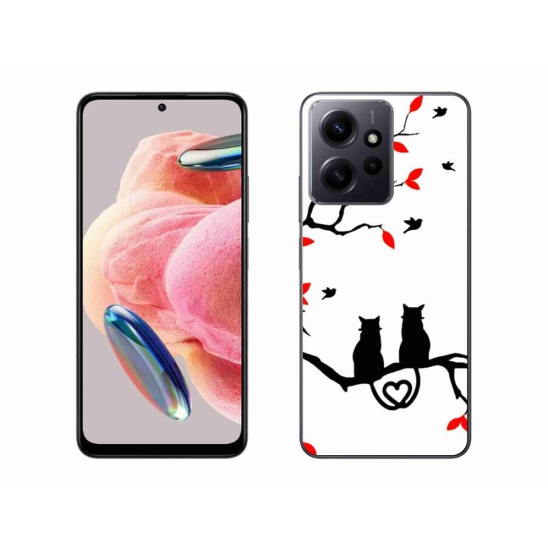 Gél borítás mmCase a Xiaomi Redmi Note 12 4G-hez - macska szeretet