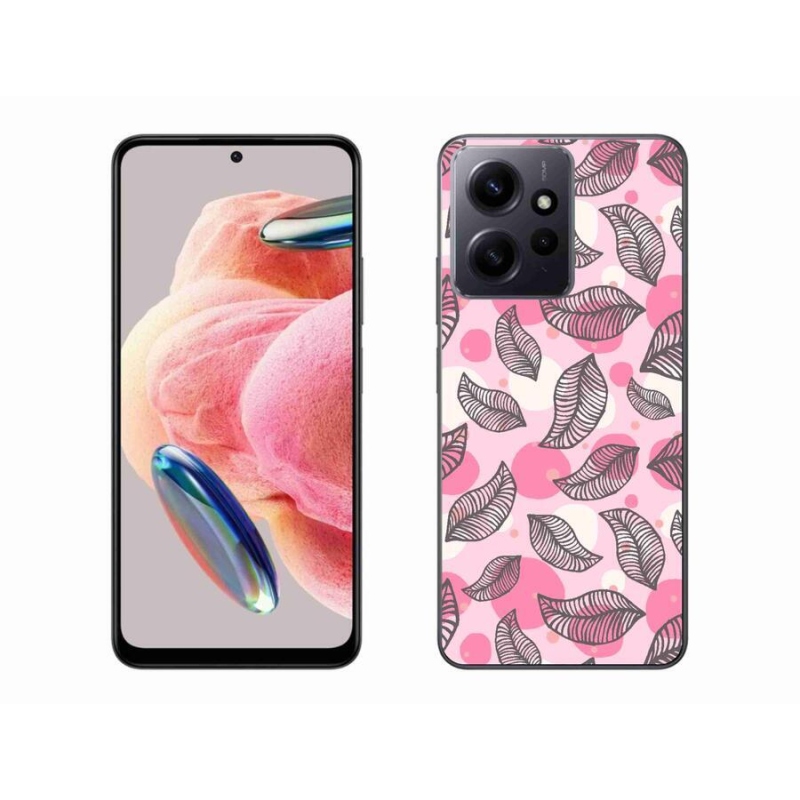 Gél borítás mmCase a Xiaomi Redmi Note 12 4G-hez - rajzfilmes hulló levelek