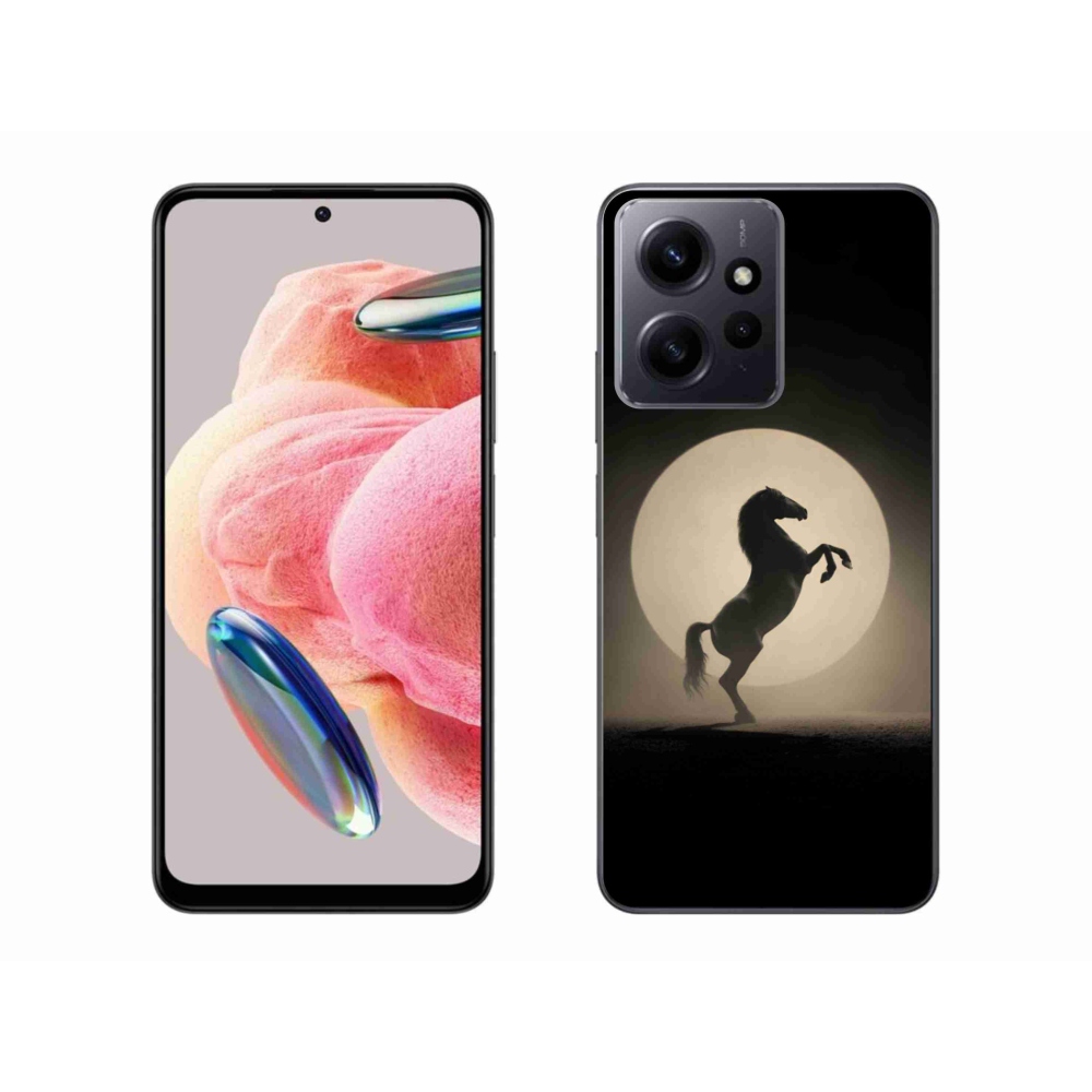 Gél borítás mmCase a Xiaomi Redmi Note 12 4G-hez - ló sziluettben