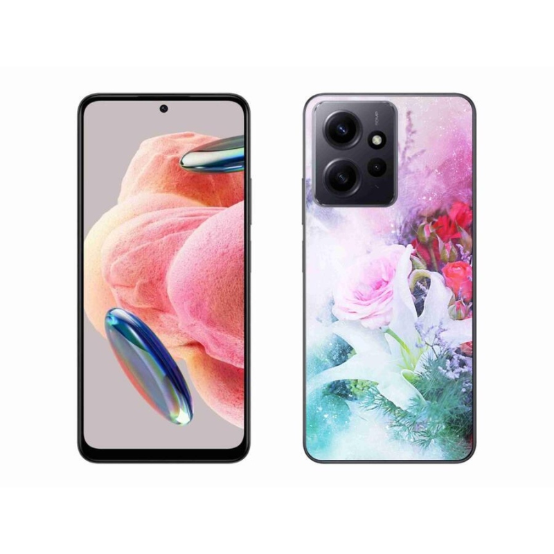 Gél borítás mmCase a Xiaomi Redmi Note 12 4G - virágok 4