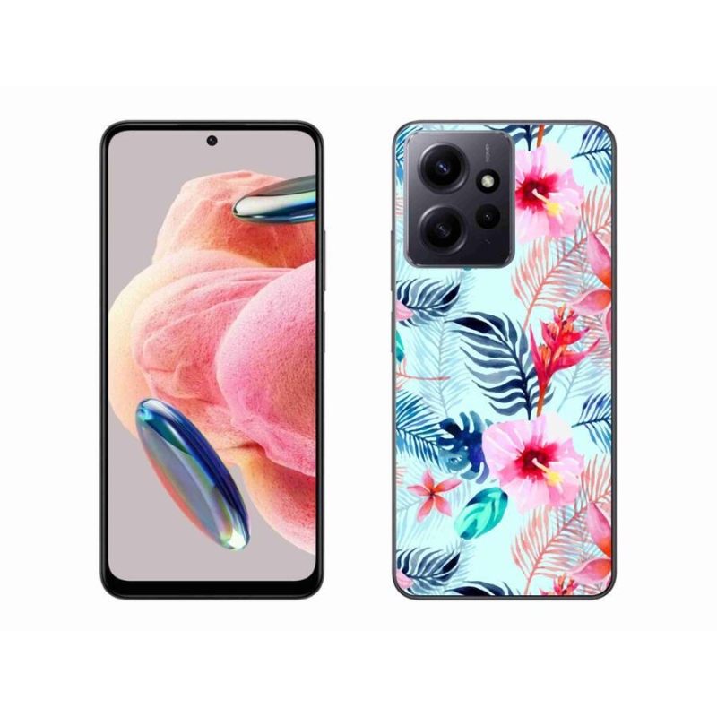 Gél borítás mmCase a Xiaomi Redmi Note 12 4G-hez - virágok