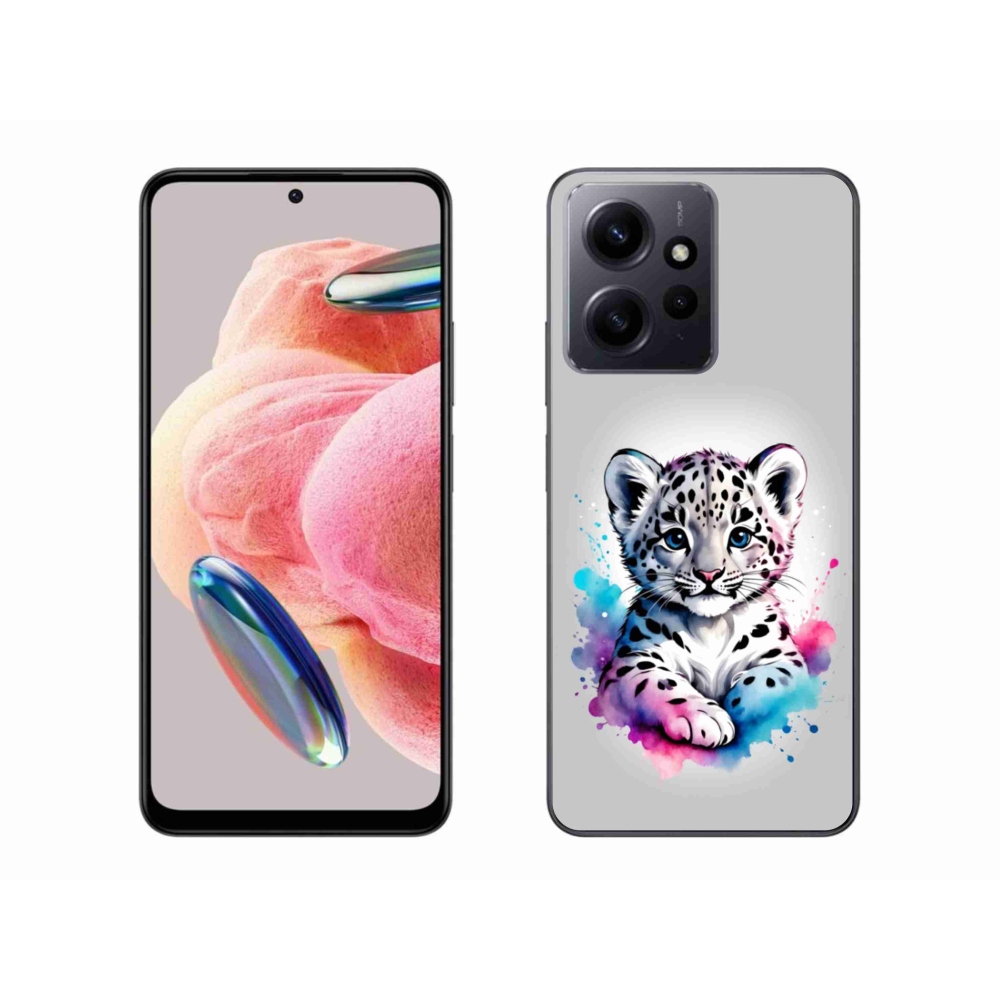 Gél borítás mmCase a Xiaomi Redmi Note 12 4G-hez - leopárd kölyök