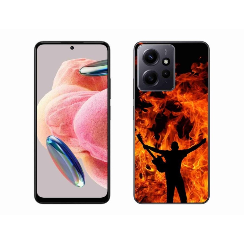Gél borító mmCase a Xiaomi Redmi Note 12 4G - zenész és tűz