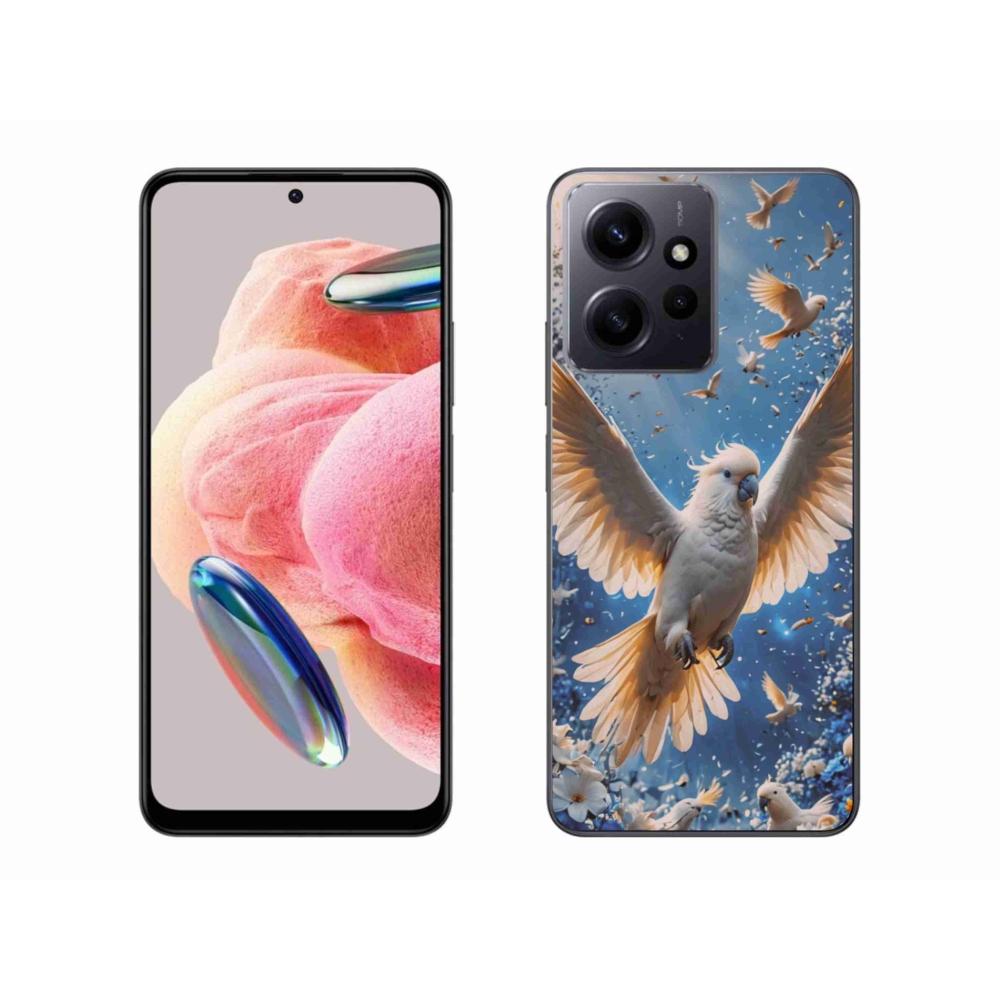 Gél borítás mmCase a Xiaomi Redmi Note 12 4G-hez - papagáj kakadu