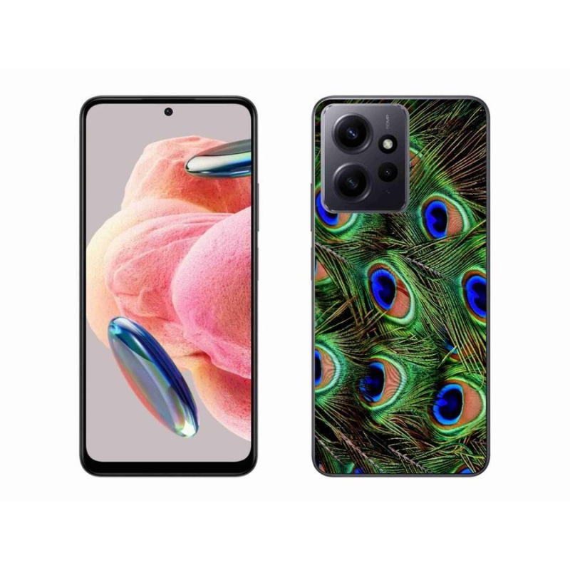 Gél borítás mmCase a Xiaomi Redmi Note 12 4G-hez - pávatoll