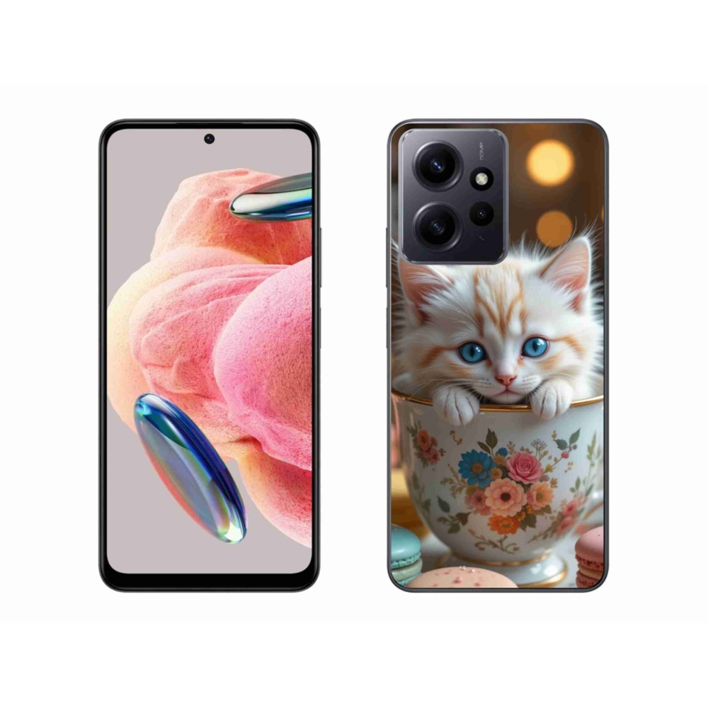 Gél borítás mmCase a Xiaomi Redmi Note 12 4G-hez - aranyos cica 6