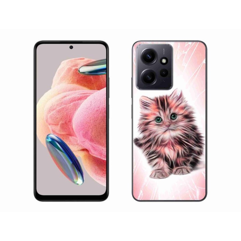 Gél borítás mmCase a Xiaomi Redmi Note 12 4G-hez - aranyos cica