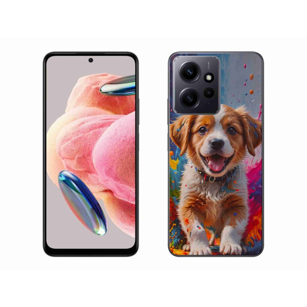 Gél borítás mmCase a Xiaomi Redmi Note 12 4G-hez - aranyos kiskutya 3