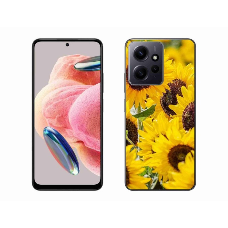 Gél borítás mmCase a Xiaomi Redmi Note 12 4G-hez - Napraforgó